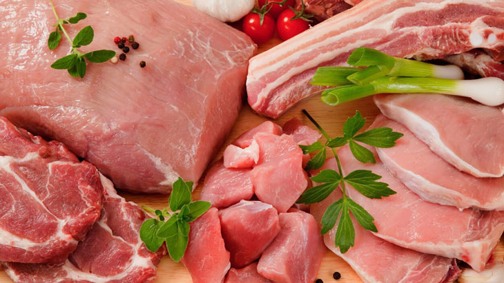 Thịt heo chứa rất nhiều protein, khoáng chất