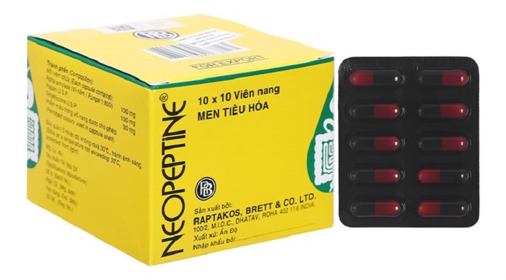 Neopeptine được bán ở các nhà thuốc