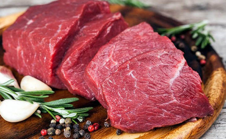 Thành phần của thịt đỏ có chứa hàm lượng protein, sắt và kẽm dồi dào