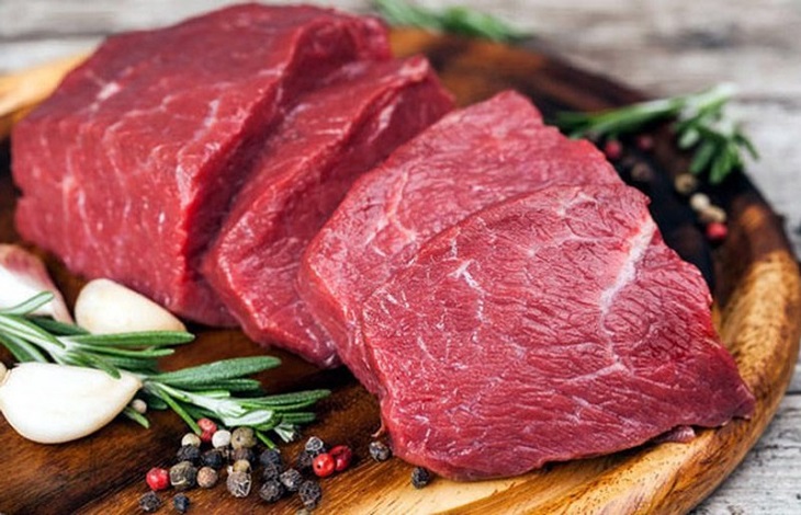 Thịt bò có thể làm vết mổ đậm màu