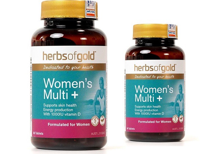 Herbs of Gold Women’s Multi + là sản phẩm thuộc thương hiệu Herbs Of Gold