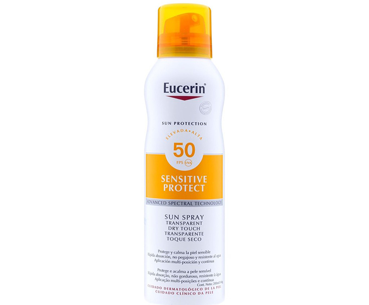 KCN Eucerin Sun Spray Transparent SPF 50+ là sản phẩm chống nắng dạng xịt