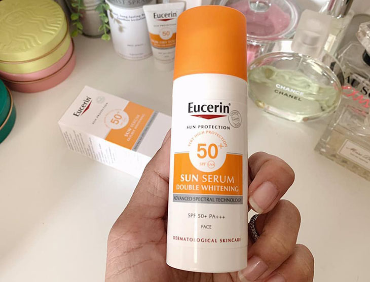 Sản phẩm chống nắng Eucerin Sun Serum Double SPF50+