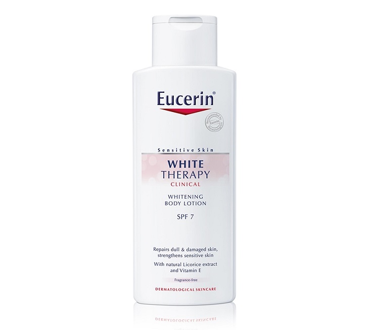 Eucerin White Therapy Whitening Body Lotion SPF 7 của Đức