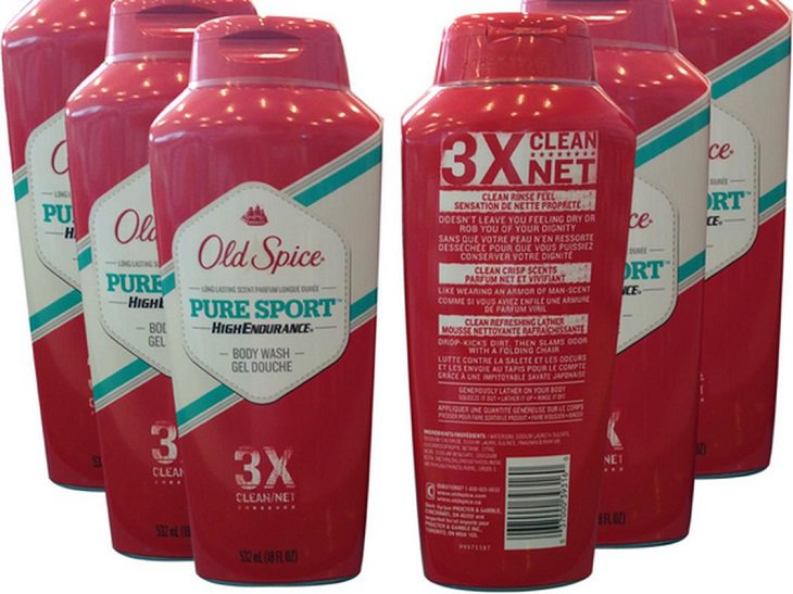 Sữa tắm dành cho nam giới Old Spice Pure Sport 3x Clean Net