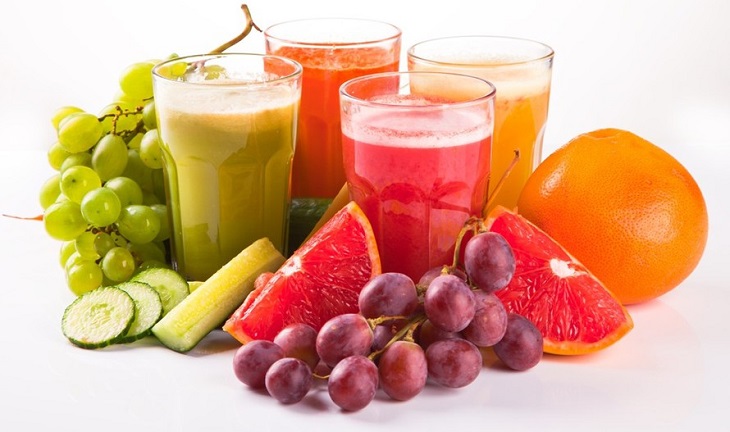 Thực đơn ăn uống của trẻ chậm nói nên có nước ép hoa quả