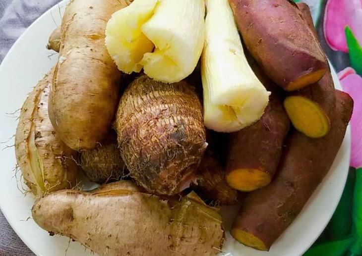 Trong khoai từ chứa nhiều vitamin và chất thích rụng trứng