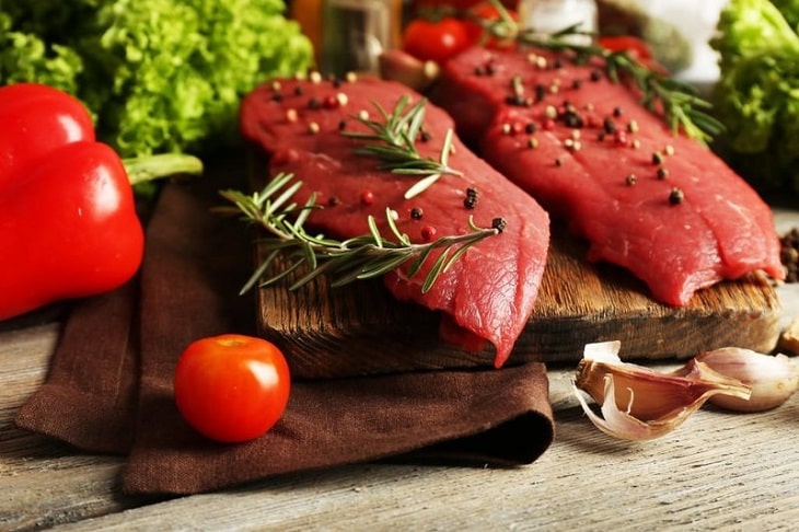 Các loại thịt đỏ chính là lời giải đáp cho thắc mắc ăn gì để tăng cân trong 1 tuần
