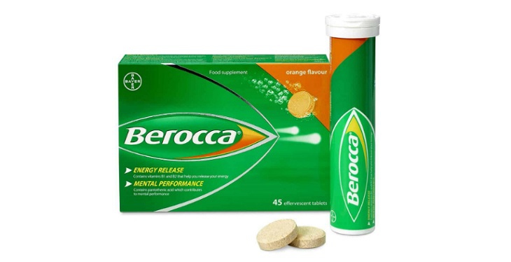 Berocca là viên sủi tan trong nước, được sản xuất tại Indo