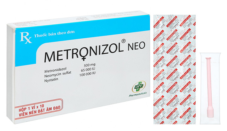 Thuốc đặt Metronidazol cải thiện huyết trắng ra nhiều hiệu quả