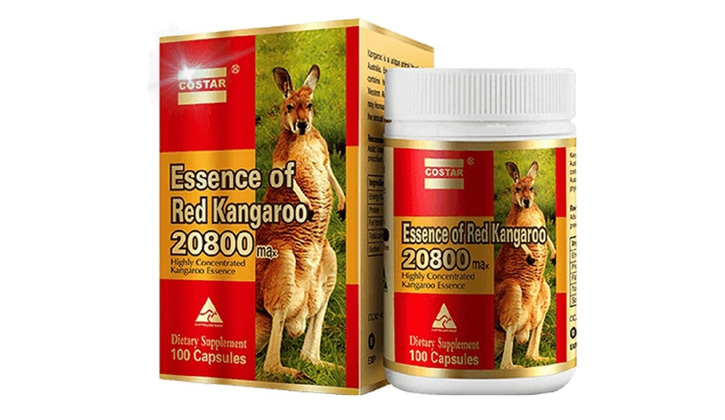 Essence of Red Kangaroo 20800max được chiết xuất từ tinh hoàn của chuột túi đỏ