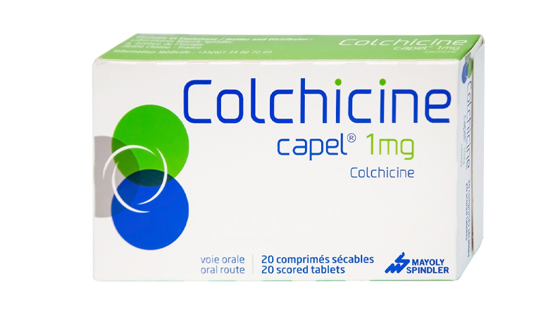 Colchicine giúp giảm viêm