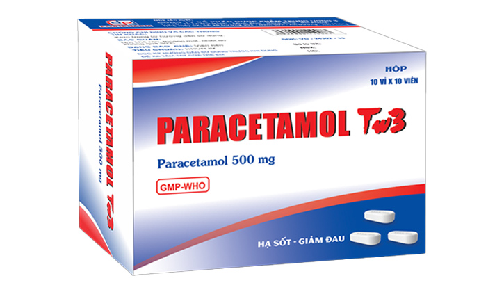 Paracetamol là loại thuốc giảm đau được sử dụng phổ biến nhất