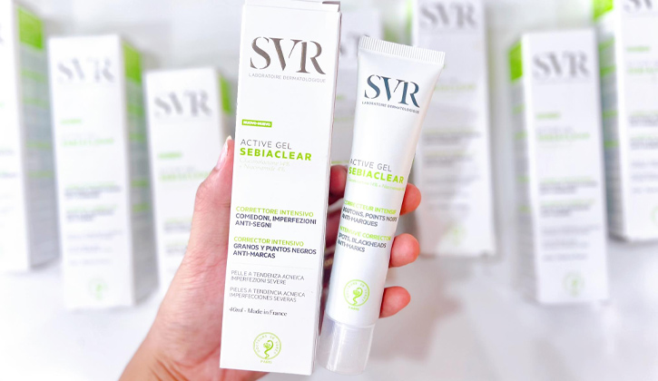 SVR Sebiaclear Active Gel là giải pháp lý tưởng cho làn da dầu mụn