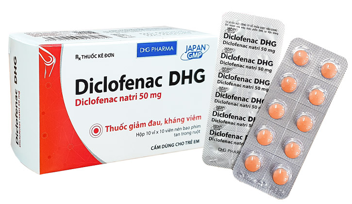 Thuốc Diclofenac giảm đau hiệu quả