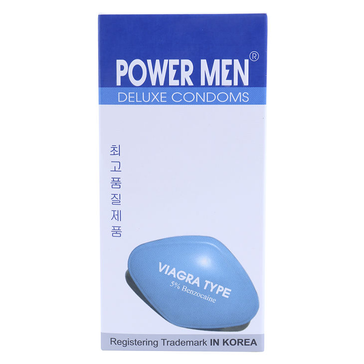 Bao cao su Powermen Viagra có thiết kế siêu mỏng, đẩy lùi xuất tinh sớm