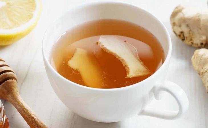 Cách chữa đau bụng khi ăn ốc bằng trà gừng
