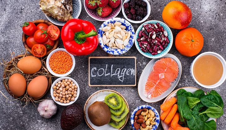 Tăng cường thực phẩm giúp sản sinh collagen