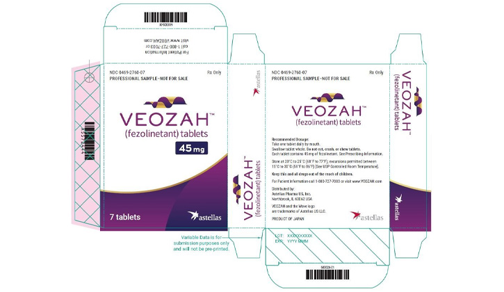 Veozah là một loại thuốc thường được chỉ định trong điều trị triệu chứng mãn kinh
