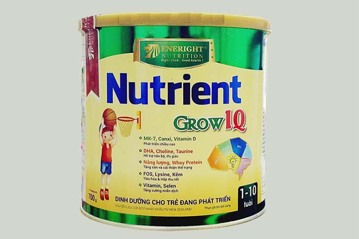 Sữa tăng chiều cao cho trẻ trên 10 tuổi Nutrient Grow IQ
