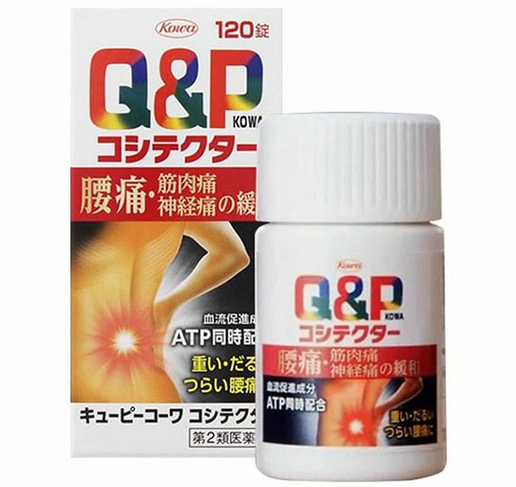 Q&P Kowa là một trong số các sản phẩm giúp giảm đau vai gáy được ưa chuộng nhất tại Nhật Bản