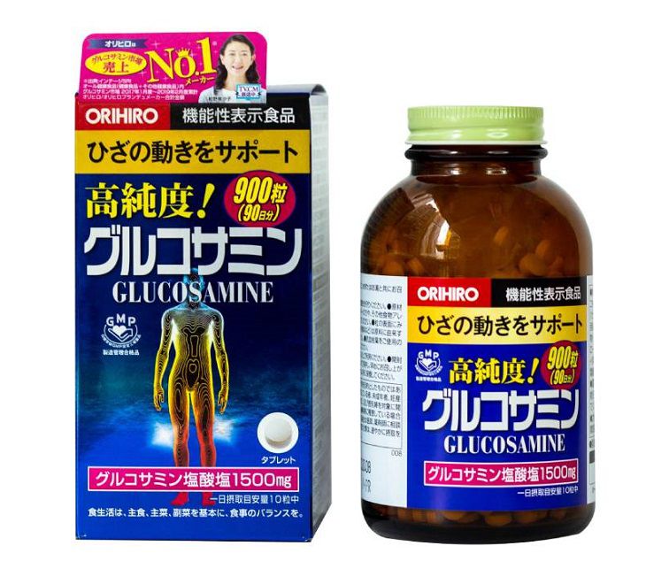 Glucosamine Orihiro 1500mg góp phần thúc đẩy tái tạo sụn khớp