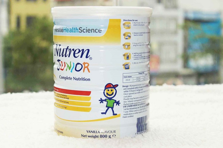 Nutren Junior được sản xuất bởi hãng Nestle