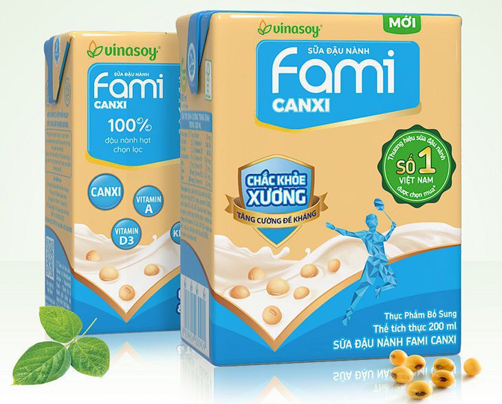Sữa Fami Canxi - Sữa hỗ trợ tăng chiều cao