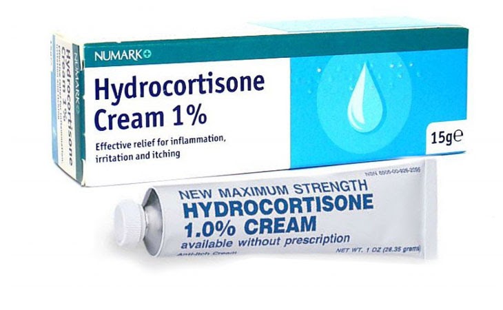 Thuốc chữa viêm da dầu dạng kem bôi Hydrocortisone 1%