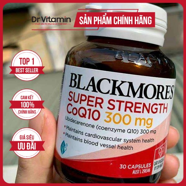 Blackmores Super Strength CoQ10 300 mg có tác dụng rất tốt đối với sức khỏe tim mạch