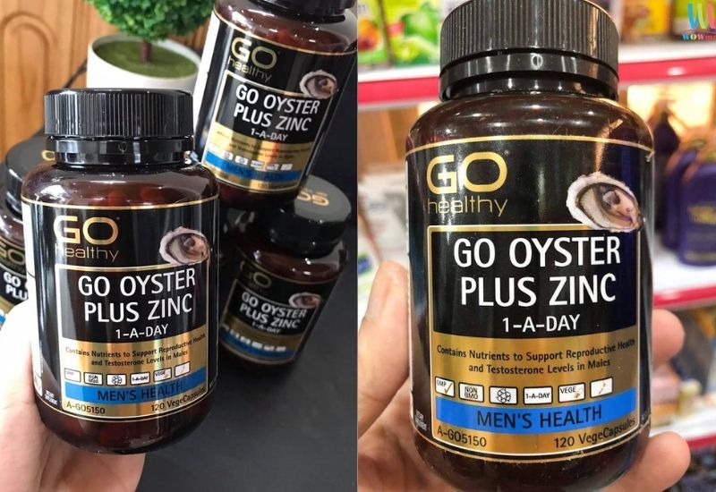 Go Healthy Go Oyster Plus ZinC giúp tăng chất lượng tinh trùng