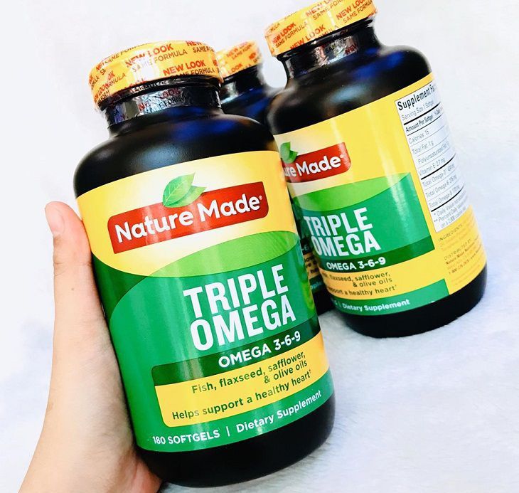 Viên uống Nature made triple omega 3-6-9 là sản phẩm nổi tiếng của Mỹ