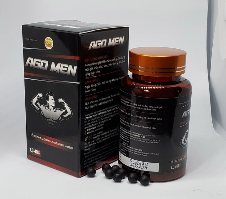 Ago Men là thực phẩm chức năng hỗ trợ tăng cường sinh lý nam