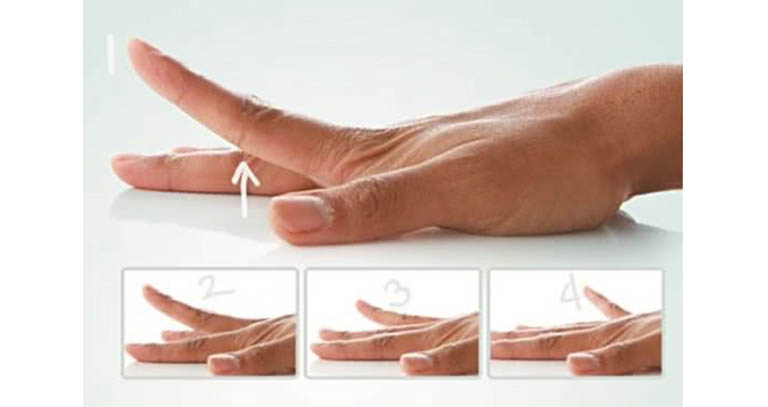 bài tập nâng ngón tay giảm đau khớp ngón tay