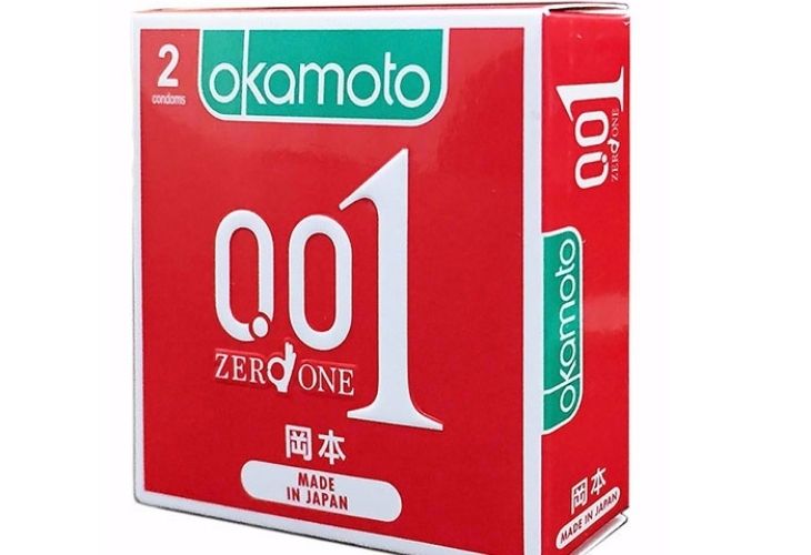 Bao cao su Okamoto kéo dài thời gian - Zero One 0.01 là sản phẩm có thiết kế mỏng nhất hiện nay
