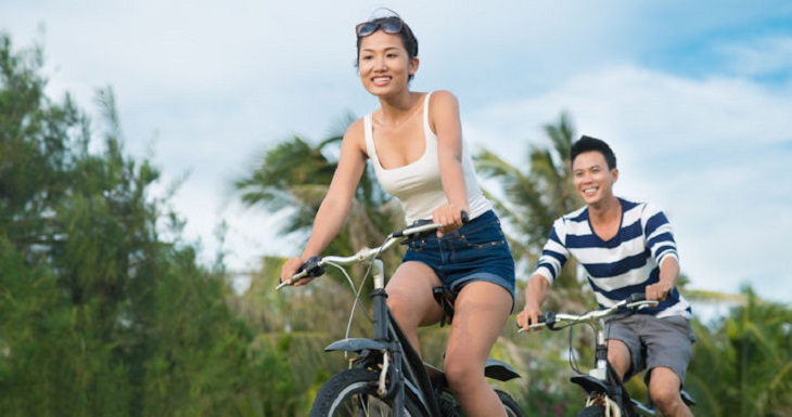 Đạp xe là một môn thể thao có thể nâng cao được sức khỏe của người tập