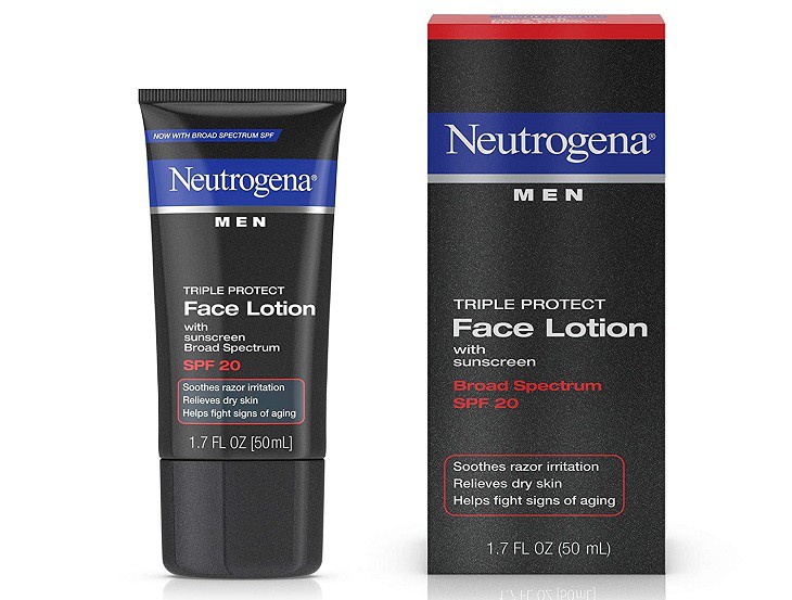 Neutrogena Men Triple Protect Face Lotion Broad Spectrum SPF 20