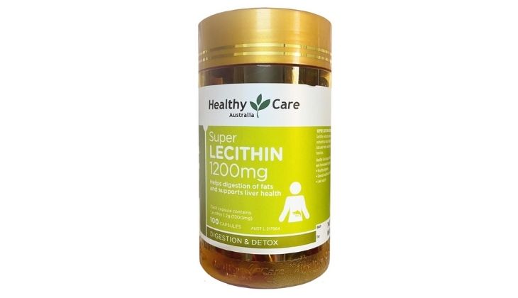 Healthy Care Super Lecithin 1200Mg mầm đậu nành 100 viên mẫu mới