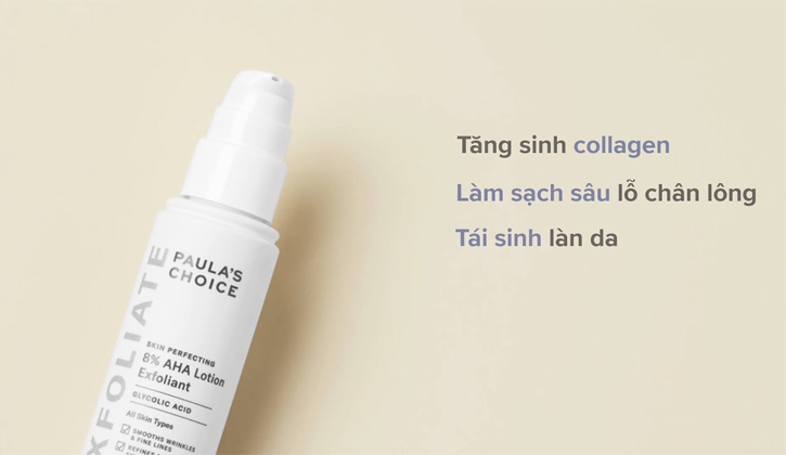 Tẩy tế bào chết Paula’s Choice Skin Perfecting 8% AHA Lotion