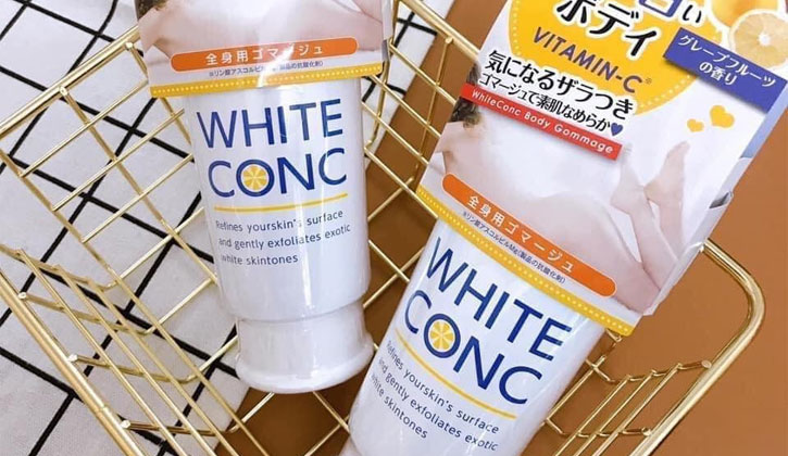 White ConC là tẩy da chết dạng vật lý