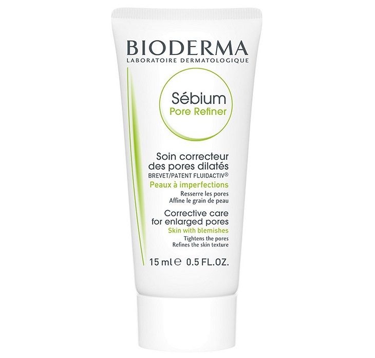 Kem dưỡng Bioderma Sebium Pore Refiner được thiết kế dưới dạng tuýp màu xanh lá