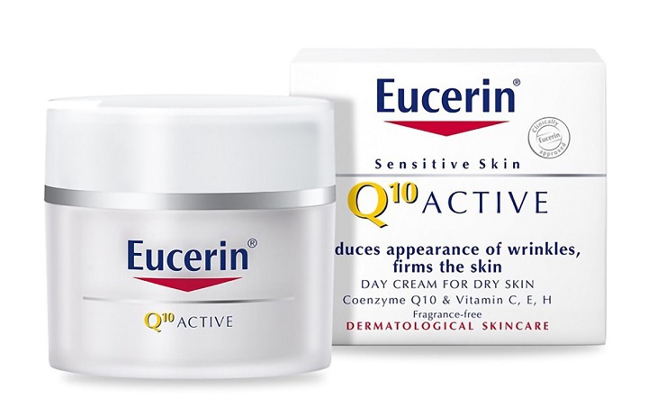 Dưỡng ẩm cho da khô Eucerin Q10 Active Day Cream