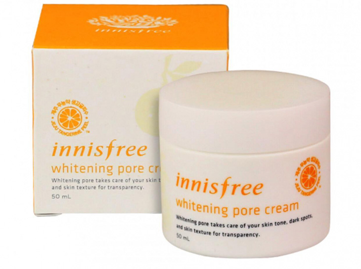 Innisfree Whitening Pore Cream khá nổi tiếng tại Việt Nam