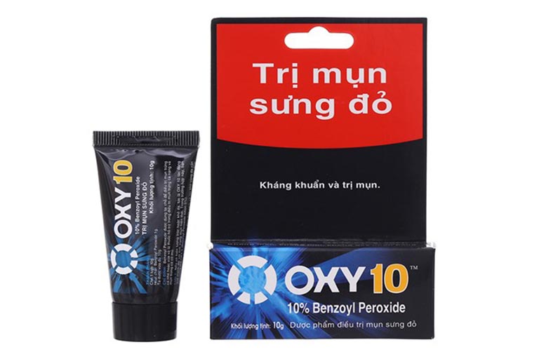 Oxy 10 là kem trị mụn có tác dụng mạnh, thích hợp dùng cho làn da của nam giới