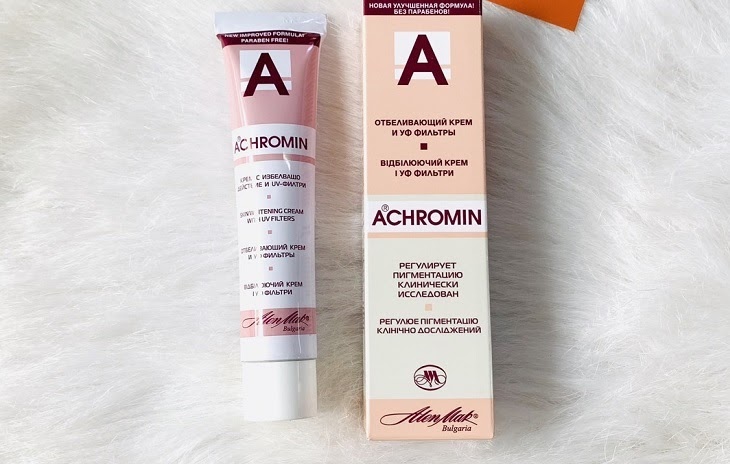 Achromin có chứa nhiều thành phần tốt cho da