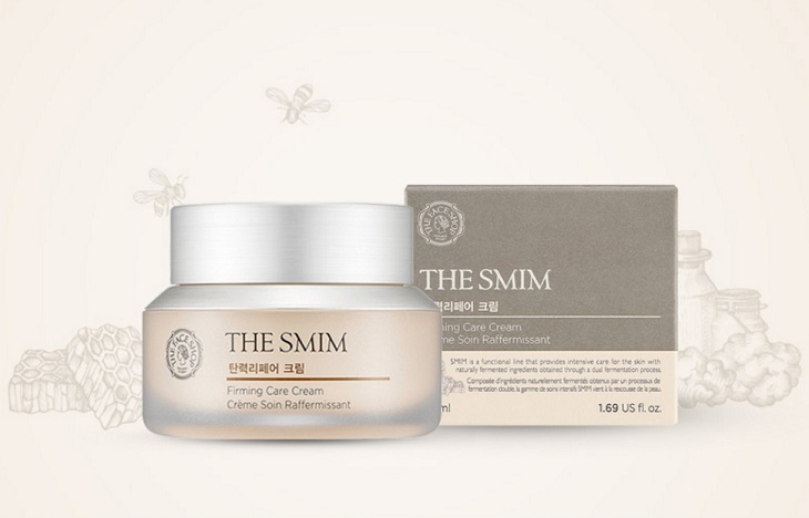 Kem dưỡng ủ trắng da The Smim Firming Care Cream của The Face Shop