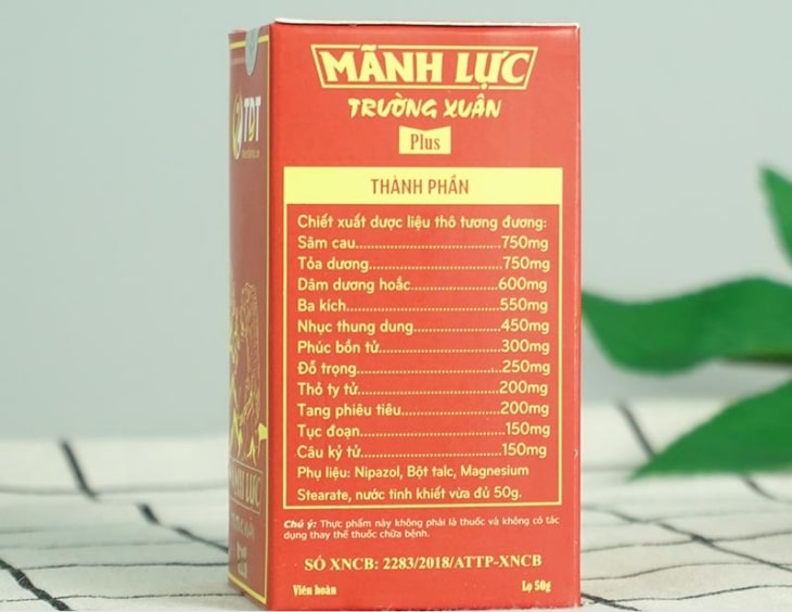 Sản phẩm chứa các thảo dược lành tính và gần gũi với người Việt
