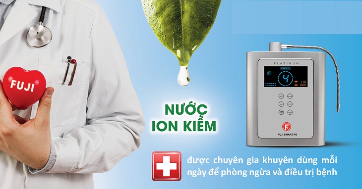 Máy lọc nước ion kiềm Fuji Smart P8 có thiết kế mạnh mẽ, nổi bật