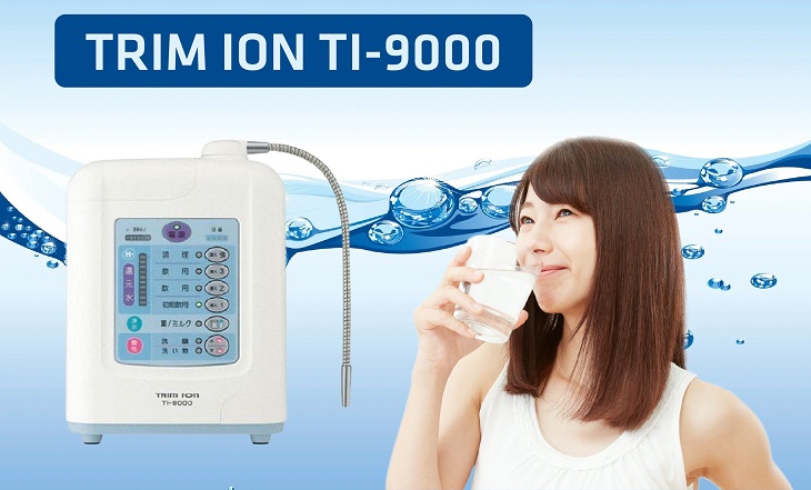 Máy lọc nước Trim Ion 9000 tạo ra 6 loại nước có công dụng khác nhau