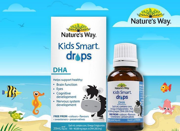 Công dụng của Nature's Way Kid Smart Drops DHA